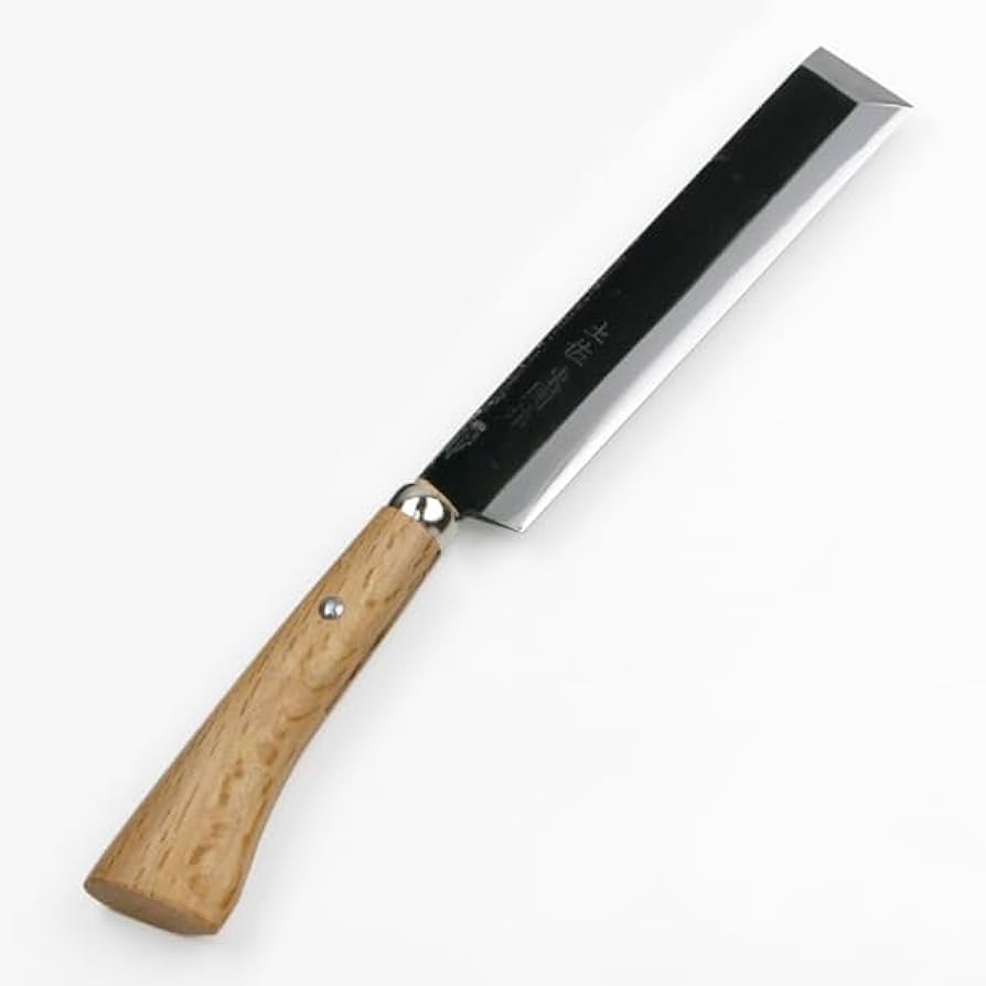 青銅入り 両刃 鉈 東周作 竹割鉈 両刃120mm 青紙鋼 鞘付き : ほんまもん ヤフー